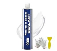 All-Purpose Super-Bonding Structural Sealant 9900, Waterproof Adhesive, Strong Sealing Compound, Multi-Surfaces Adhesive for Roof Bathroom Tile (White)