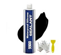All-Purpose Super-Bonding Structural Sealant 9900, Waterproof Adhesive, Strong Sealing Compound, Multi-Surfaces Adhesive for Roof Bathroom Tile (Black)