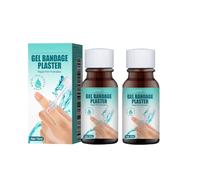 All-Purpose Waterproof Bandages,Quick Dry Wound Healing Gel,Étanche,Convient Pour Les Coupures Et Les Égratignures,10ML*2PC