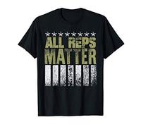 All Reps Matter! Fitness Sport Workout Bodybuilding Deadlift T-Shirt