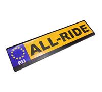 All Ride 37964 Support pour Plaque d'Immatriculation Noire