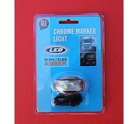 All Ride 871125234469 Feux de Position Ambre Chromée 10-30 V/2 LED