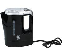 All Ride Bouilloire de voyage 12V Bouilloire voiture 0,8L - Se branche sur l'allume-cigare de la voiture - Boissons chaudes en voyage - Pour voiture, camping-car, bateau et camion - Plastique - Noir