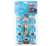 All Ride Chapeaux d'écrou de roue 33MM Ensemble de 10 pour Boulons de Roue Camio