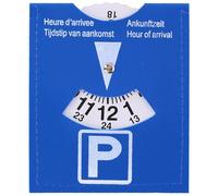 All Ride disque de stationnement - parcmètre pour la zone bleue - 15 x 11 cm - accessoires de voiture - avec mécanisme de rotation pratique - adapté à un usage quotidien - facile à lire - plastique