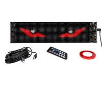 All Ride Panneau LED 59x12cm - Écran LED Souple avec Télécommande et Appli - 1536 LEDs RGB - Alimentation USB A/C avec Interrupteur - pour Voiture, Vitrine, Fête ou Pub