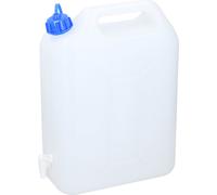 All Ride Réservoir d'eau 10L - Avec robinet, eau ou limonade, 28x14x37cm, Blanc