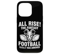 All Rise The Fantasy Football Goat Has Arrived Citation Humoristique Coque pour iPhone 13 Pro