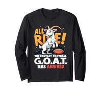All Rise The Fantasy Football Goat Has Arrived Men Women Manche Longue