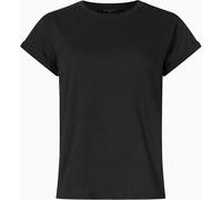 All Saints AllSaints Black Anna Black Cap Sleeve Crew Neck T-Shirt