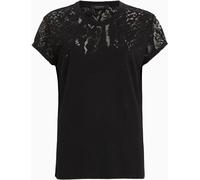 All Saints AllSaints Black Anna Snake Print T-Shirt
