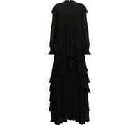 All Saints AllSaints Black Cavarly Ls Maxi Dress Black EU 40 (UK 12)