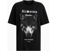 All Saints AllSaints Black Dawn Boyfriend Cotton T-Shirt