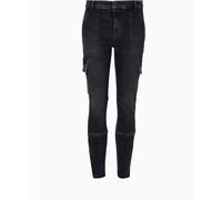 All Saints AllSaints Black Duran Skinny Cargo Jeans