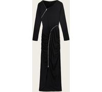 All Saints AllSaints Black Elsie Zipper Dress Black EU 44 (UK 16)