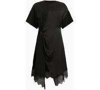 All Saints AllSaints Black Lana Lace Trim Mini Dress Black EU 44 (UK 16)
