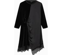 All Saints AllSaints Black Lana Velvet Dress Black EU 40 (UK 12)