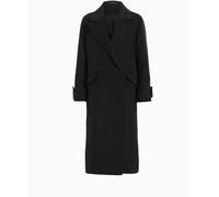 All Saints AllSaints Black Mabel Coat