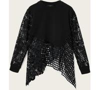 All Saints AllSaints Black Malorie Long Sleeve Top