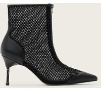 All Saints AllSaints Black Natasha Mesh Boots