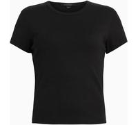 All Saints Allsaints Black Stevie Black Short Sleeve Crew Neck Slim Fit T-Shirt
