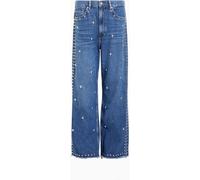 All Saints AllSaints Blue Blake Stud 100% Cotton Jeans