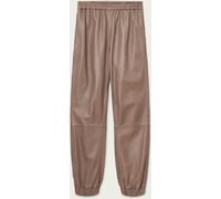 All Saints AllSaints Brown Jen Leather Joggers