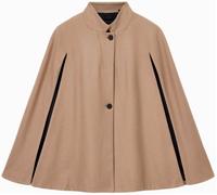 All Saints AllSaints Brown Lunis Cape Coat