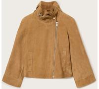 All Saints AllSaints Brown Rhodes Suede Jacket