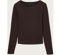 All Saints AllSaints Brown Rina Long Sleeve Crew Neck T-Shirt