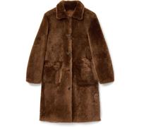 All Saints AllSaints Brown Serra Shearling Coat