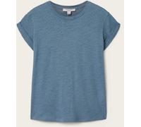All Saints AllSaints Dark Blue Anna Cap Sleeve Crew Neck Cotton T-Shirt