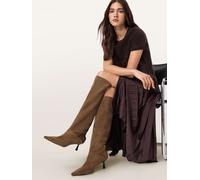 All Saints AllSaints Dark Brown Odyssey Low Boots