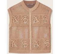All Saints AllSaints Pink Kyra Waistcoat