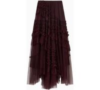 All Saints AllSaints Red Jen Tulle Skirt Red EU 42 (UK 14)