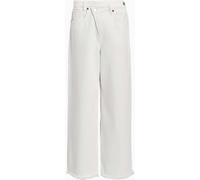 All Saints AllSaints White Aki Crossover 100% Cotton Jeans