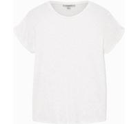 All Saints AllSaints White Anna Shimmer T-Shirt