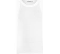 All Saints Allsaints White Rina Black Crew Neck Tank