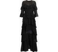 All Saints Robe AllSaints Nat à volants Noir 6