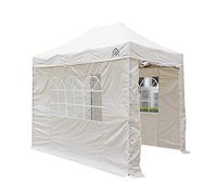All Seasons Gazebos | Tonnelle Pliante 3x2m avec 4 Parois Latérales et Pack d'Accessoires | Matériaux Robustes, Entièrement Étanches et de Haute Qualité (Beige)