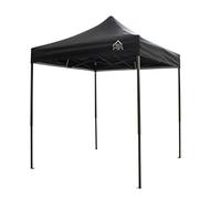 All Seasons Gazebos Tonnelle Pliante Toutes Saisons, 2 x 2 m, Ultra-résistante et entièrement étanche par Gazebo Noir