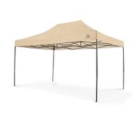 All Seasons Gazebos - Tonnelle Pop-up 3x4.5m entièrement imperméable - Beige