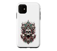 All Seeing Eye Skulls Occulte Mystic Horror Visionary Art Coque pour iPhone 11