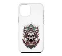 All Seeing Eye Skulls Occulte Mystic Horror Visionary Art Coque pour iPhone 12/12 Pro