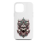 All Seeing Eye Skulls Occulte Mystic Horror Visionary Art Coque pour iPhone 13 Pro Max