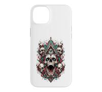 All Seeing Eye Skulls Occulte Mystic Horror Visionary Art Coque pour iPhone 14 Plus