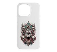All Seeing Eye Skulls Occulte Mystic Horror Visionary Art Coque pour iPhone 14 Pro Max