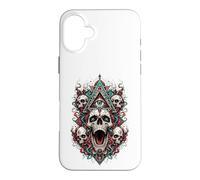 All Seeing Eye Skulls Occulte Mystic Horror Visionary Art Coque pour iPhone 16 Plus