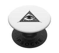 All Seeing Eye - Stay Weird Cyclope Gothic Girl, Evil Eye PopSockets PopGrip Adhésif