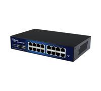 ALLNET ALL-SG8316M : Switch Géré L2 Gigabit Ethernet 16 ports RJ45 10/100/1000, 32 Gbit/s, 8000 MAC, QoS, VLAN, Montage 19U, Noir